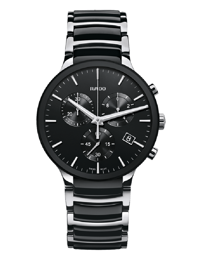 Rado Centrix Black Steel  By Malabar Watches